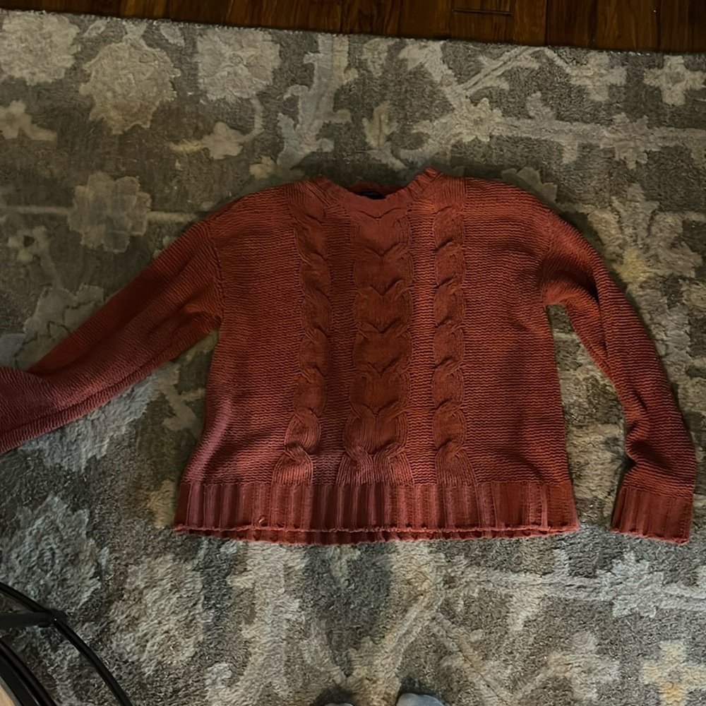 American Eagle Sweater, size small, dark orange
